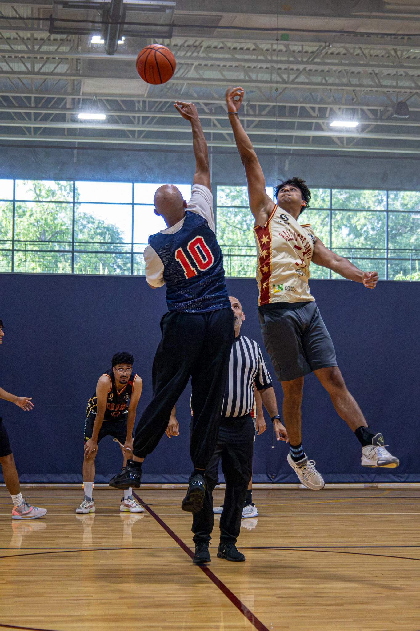 Youth basketball training gym
